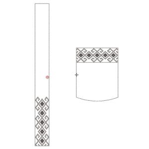 TEC10 Flap and Pocket Embroidery