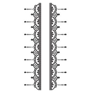 TEC28 Front Panel Embroidery Design