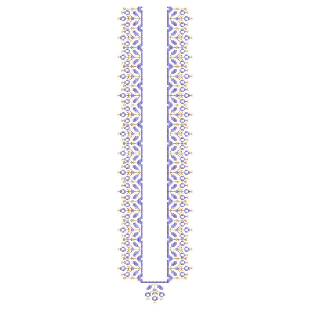 TEC58 Front Panel Embroidery Design