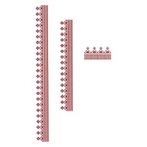 TEC65 Kaftan Edge, Sleeve and Pocket Embroidery Design