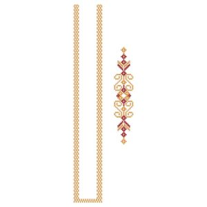 TEC71 Front Panel and Pocket Embroidery Design