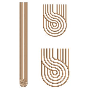 TEC82 Flap and Pocket Monogram Embroidery Design