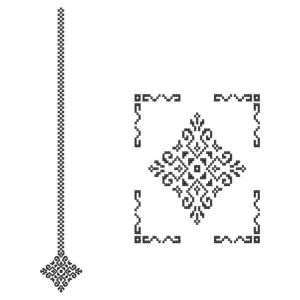 TEC85 Flap and Pocket Monogram Embroidery Design