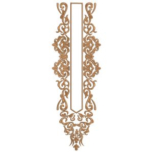 TEC99 Front Panel Monogram Embroidery Design File