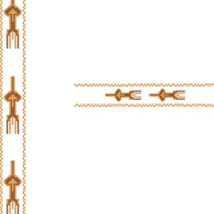 TEC77 Flap and Pocket Embroidery Design for Kaftan