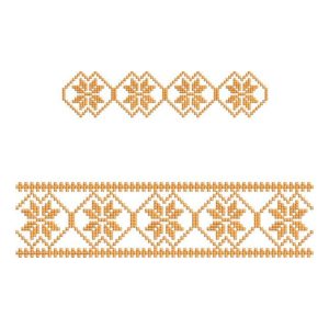 TEC113 Front and Side Pockets Monogram Embroidery Design